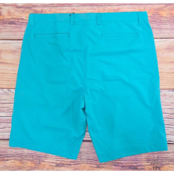 Matte Grey Wayfarer Tortoise Golf Shorts 38 Turquoise NEW NWT - Picture 2 of 9